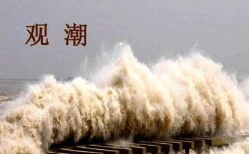 观潮教学设计教案通用6篇