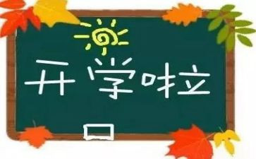 新大学生开学心得体会模板5篇