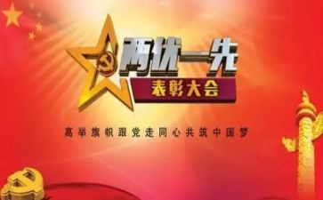 2024年两优一先先进事迹材料6篇