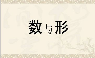 数与形教学活动总结推荐5篇
