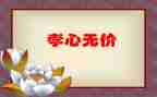 《无价》读后感6篇