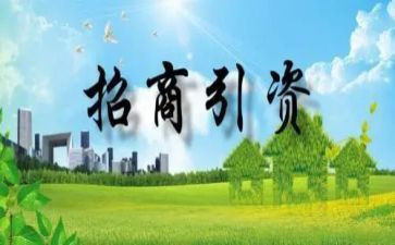 上半年招商引资工作总结8篇
